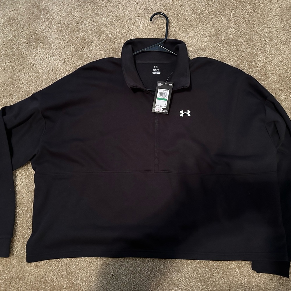 Under Armour Midnight Black Half-Zip Jacket